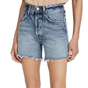 Agolde Riley High Rise Slim Leg shorts size 27